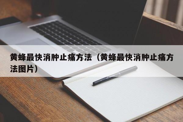 黄蜂最快消肿止痛方法（黄蜂最快消肿止痛方法图片）