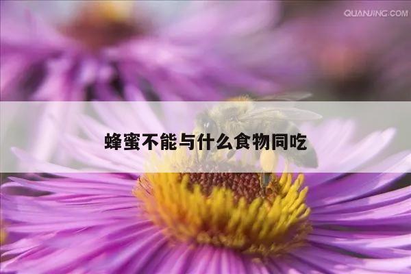 蜂蜜不能与什么食物同吃