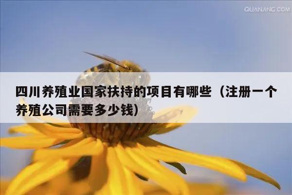 四川养殖业国家扶持的项目有哪些（注册一个养殖公司需要多少钱）