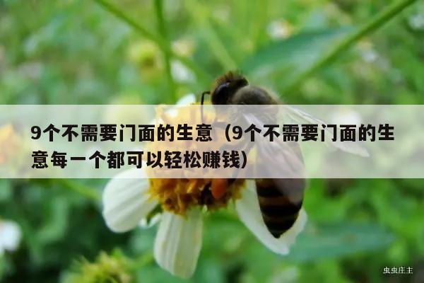 9个不需要门面的生意（9个不需要门面的生意每一个都可以轻松赚钱）