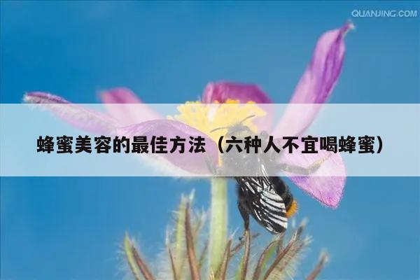 蜂蜜美容的最佳方法（六种人不宜喝蜂蜜）